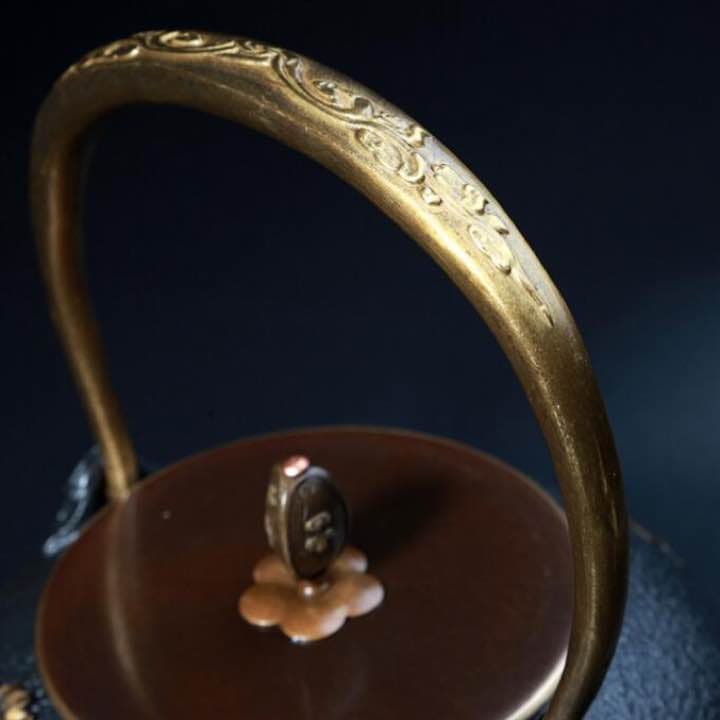 鉄器 急須 伝統工芸 手作り 鉄分補給 鉄瓶　SY-004