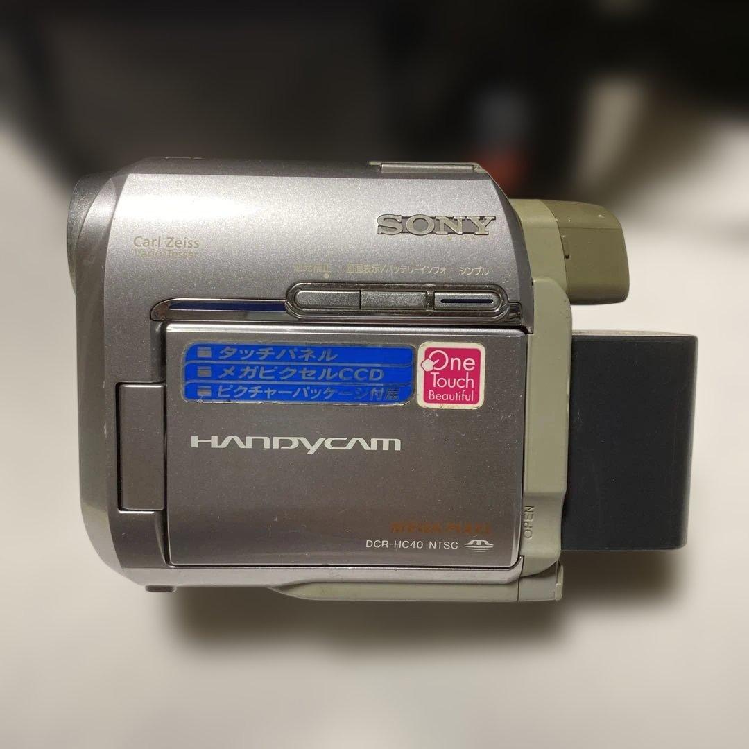 SONY miniDVビデオカメラ　DCR-HC40 ②