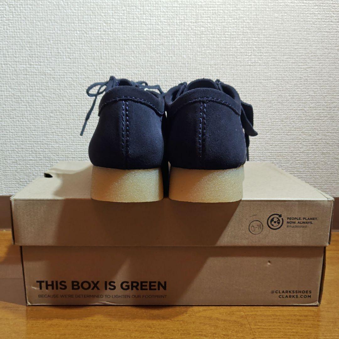 CLARKS ワラビー WALLABEE EVO 28.5cm NAVY