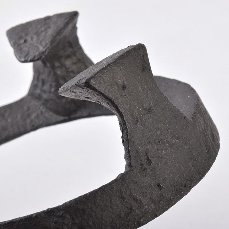 茶道具 釜師 畠春斎作 細川家伝来 五徳 蓋置 共布共箱 V R8840 - メルカリ