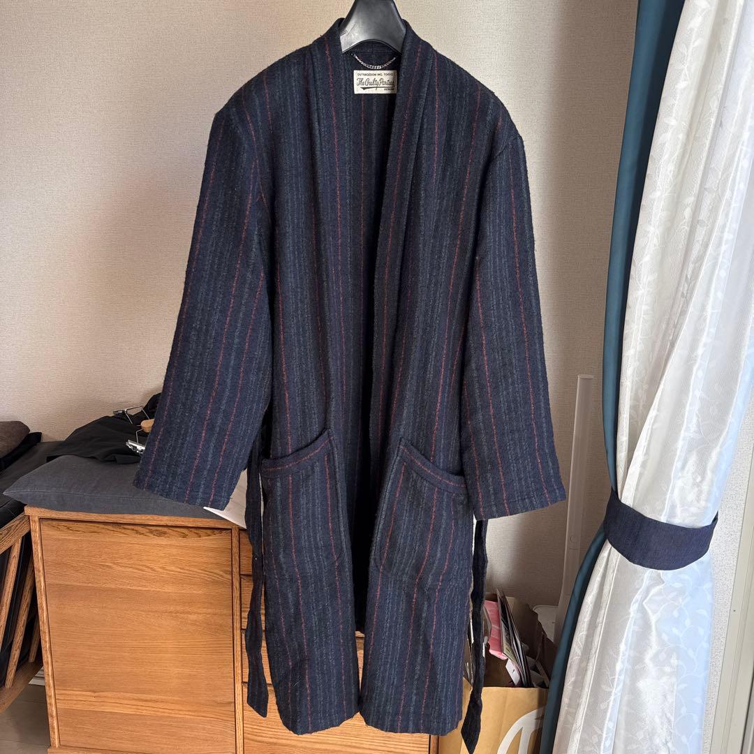 ジャケット・アウター WACKO MARIA MULTI STRIPED GOWN COAT