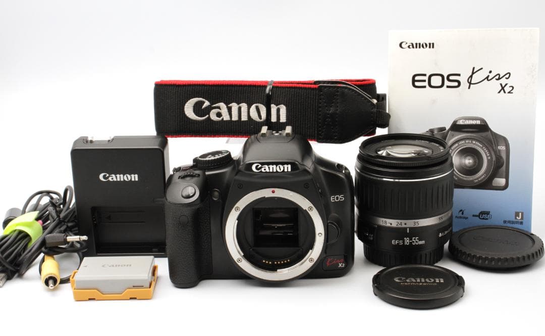 Canon EOS Kiss X2 EF-S 18-55mm レンズセット