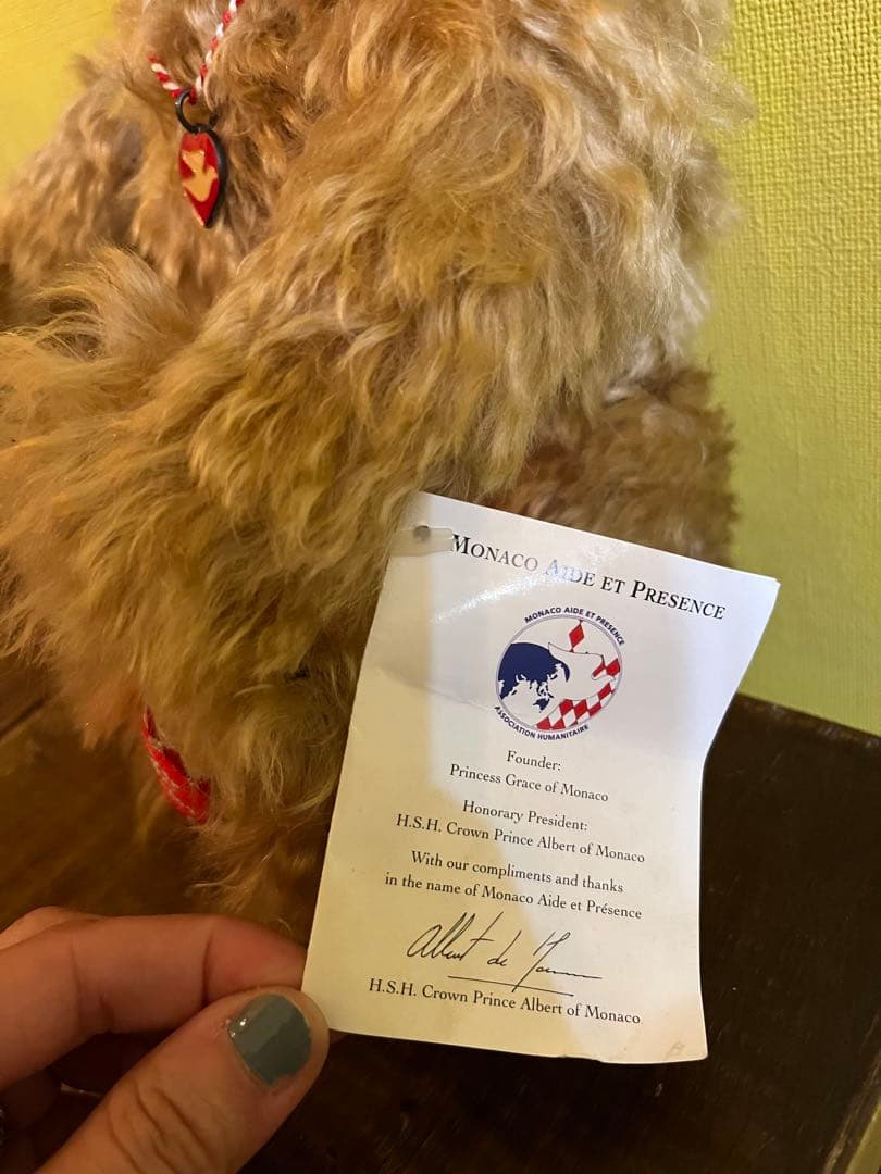 シュタイフ　steiff テディベア　モナコ　2000年