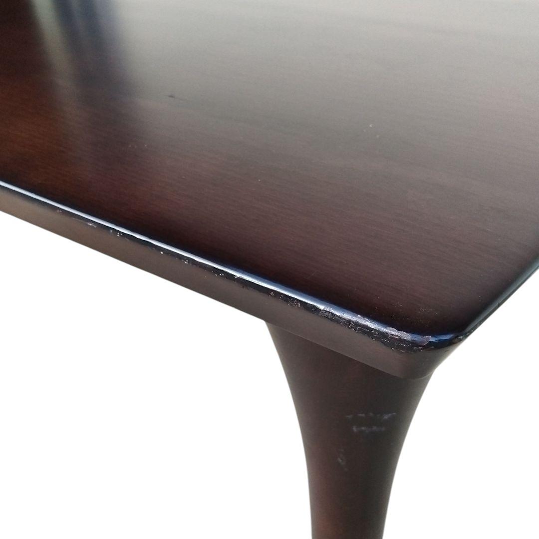 karimoku カリモク 半月 やや半円 ダイニングテーブル 食卓 ブラウン