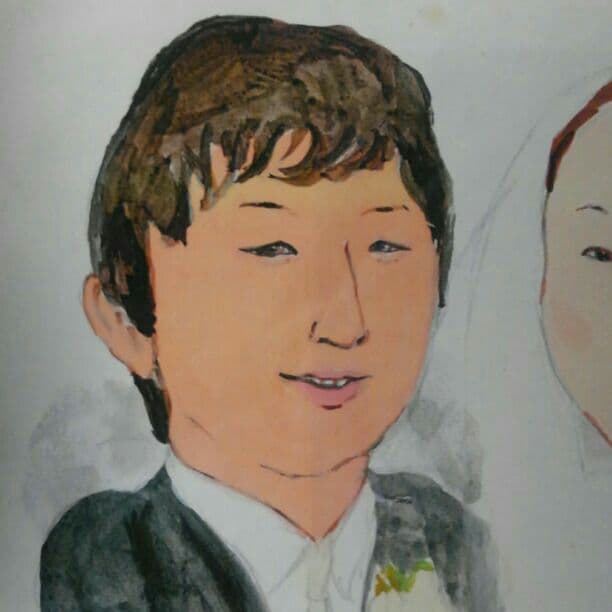 ♥誕生日、ウェルカムボード、ギフト★似顔絵　肖像画　/絵画タイプ

♥