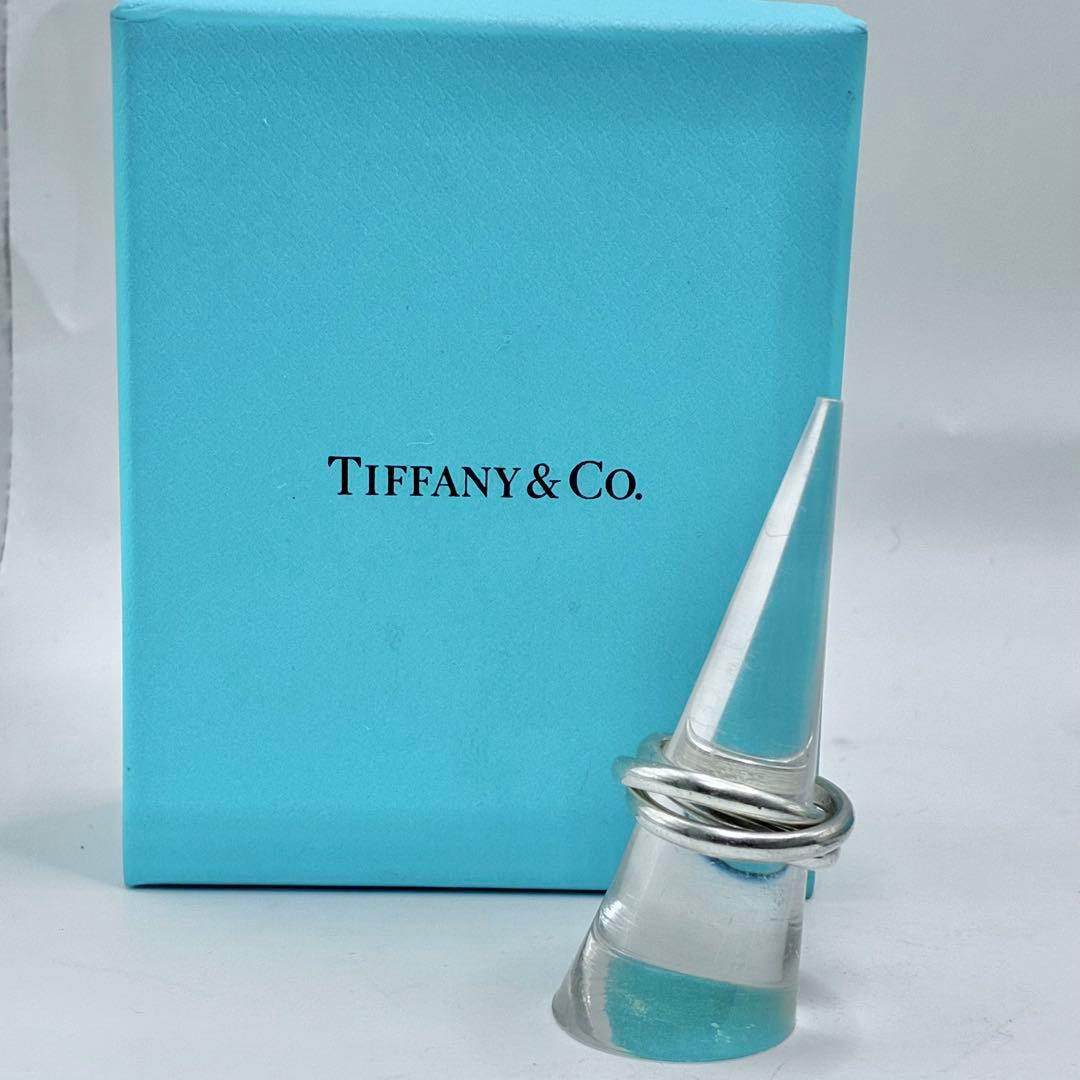 【美品】ティファニー 11号 トリニティリング 3連 シルバー925 指輪