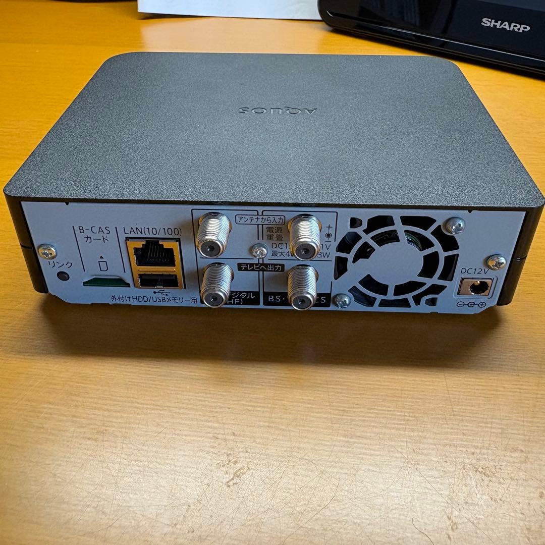 中古品】シャープ ポータブル液晶テレビ AQUOS ブラック 2T-C12AF