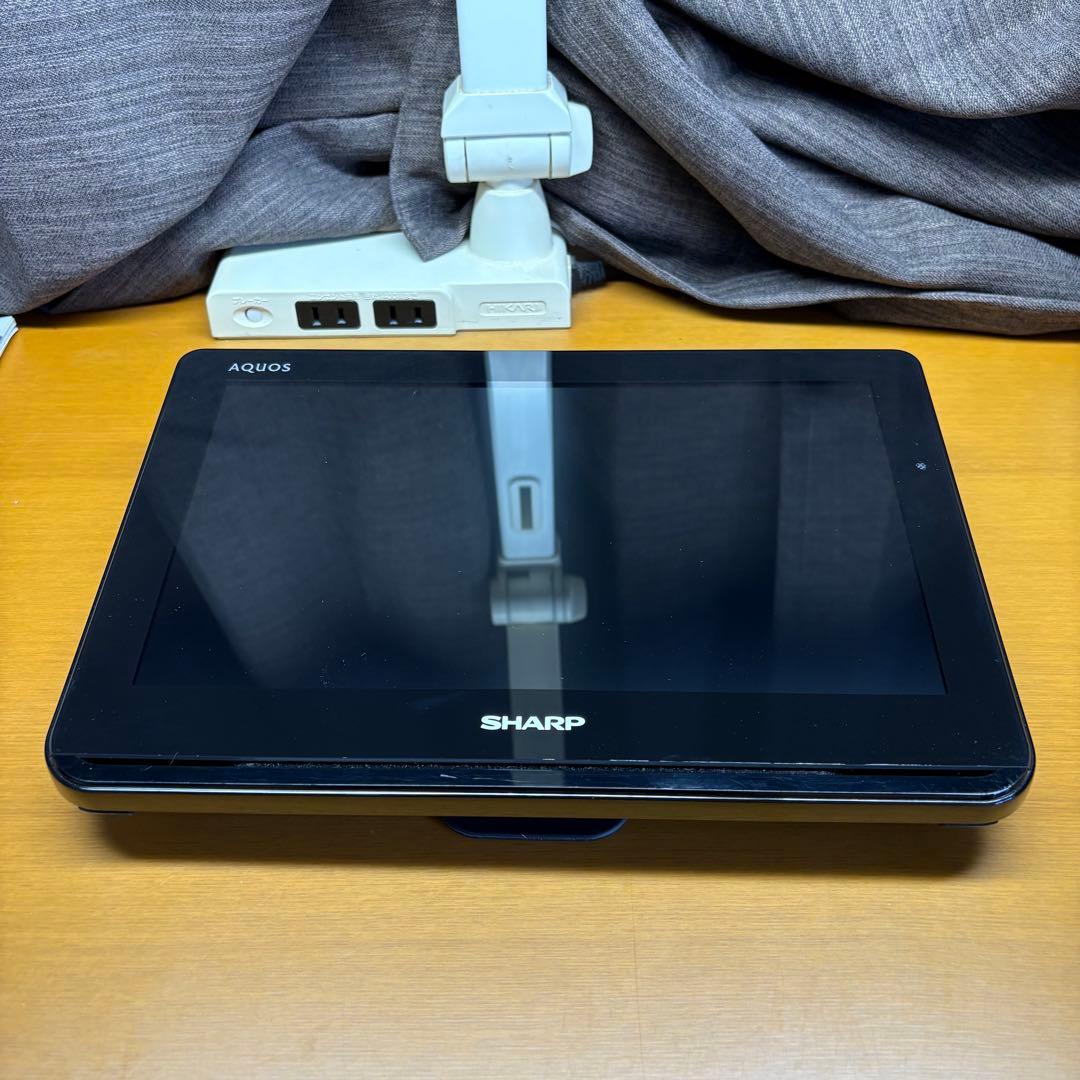 中古品】シャープ ポータブル液晶テレビ AQUOS ブラック 2T-C12AF