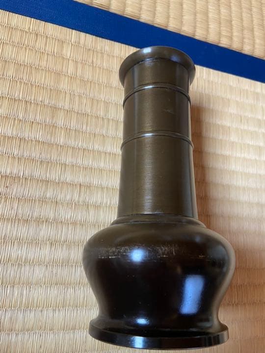 唐銅皆具 金森吉左 唐銅 利休形 皆具 金森吉左