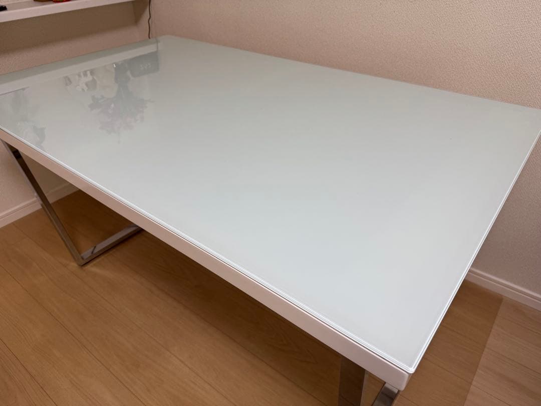 FLYMe Room【ガラスダイニングテーブル】4人掛け　135×80