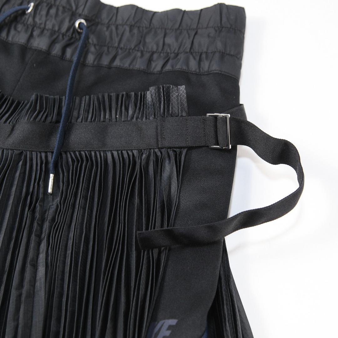 美品 NikeLab x sacai プリーツ ラップ スコート XS ブラック
