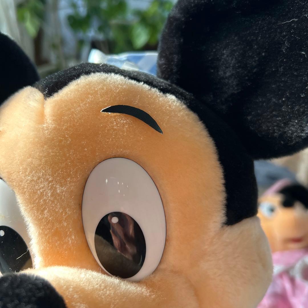 ミッキーマウス ぬいぐるみ パジャマ入れ　昭和　オールドディズニー　アンティーク