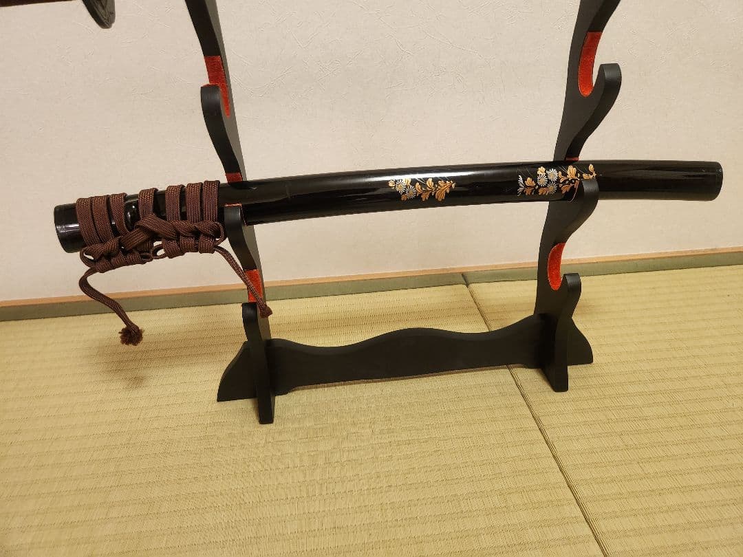 本漆塗 高級拵、脇差、模造刀