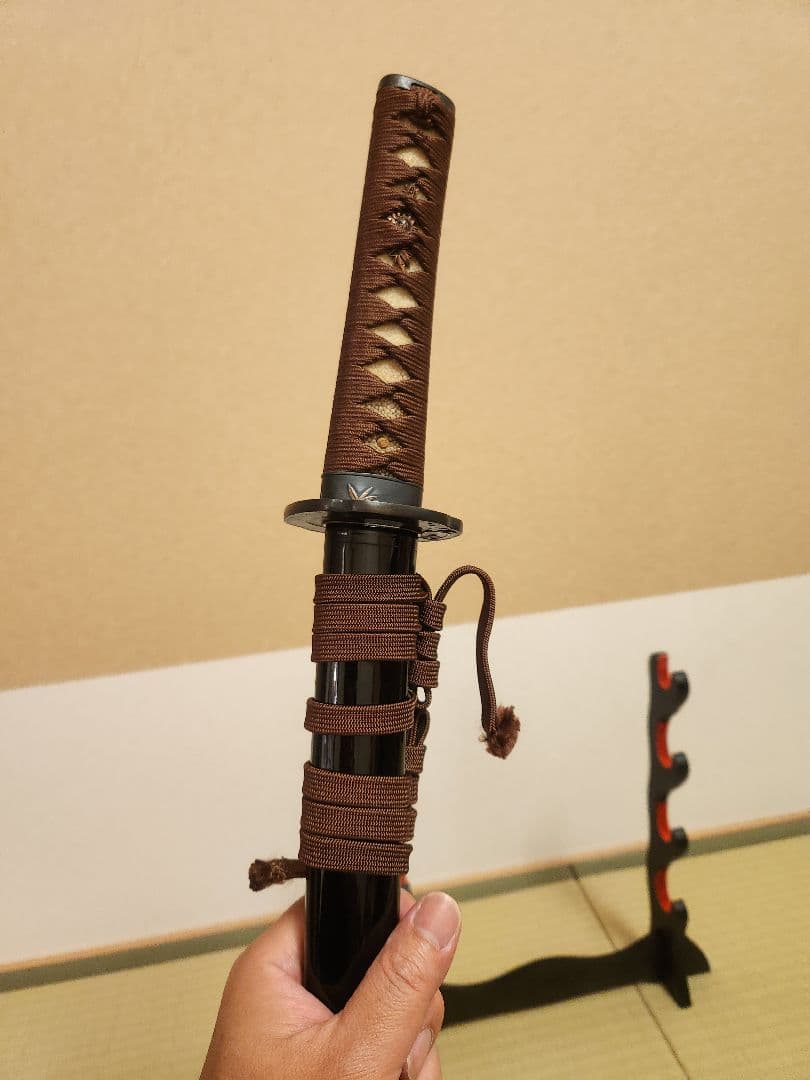 本漆塗 高級拵、脇差、模造刀