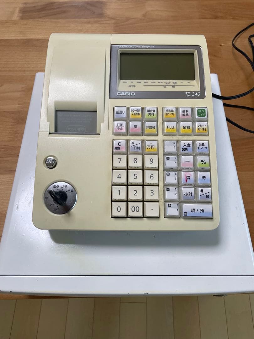 CASIO TE-340 電子レジスター TE-340｜電子レジスター［POSレジ・ネットレジ］ - CASIO
