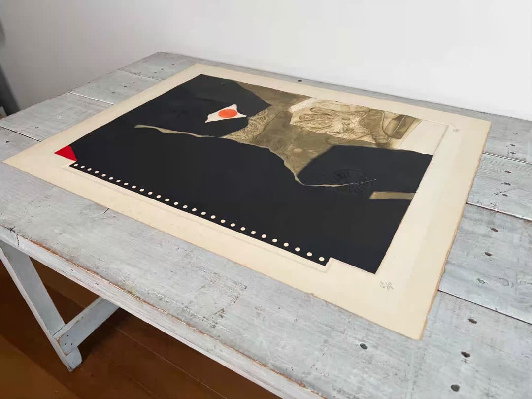 希少】アントニー・クラーベ② 「赤い点のついた手袋」カーボン