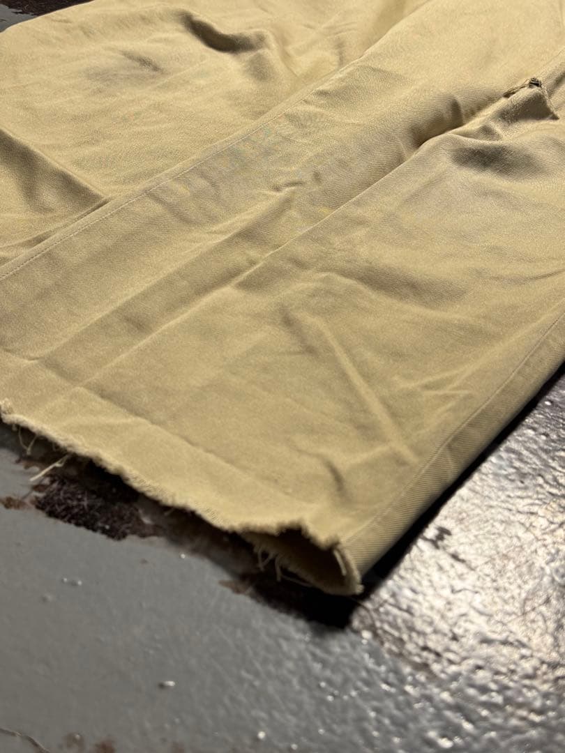 50s U.S.ARMY チノパンツ 尿素ボタン ミリタリー ヴィンテージ