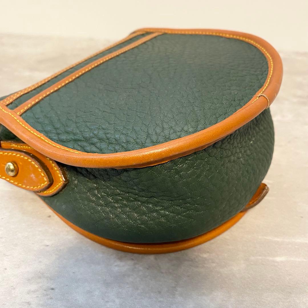 【極美品】ドゥーニー&バーク ショルダーバッグ ポシェット ビッグロゴ レザー