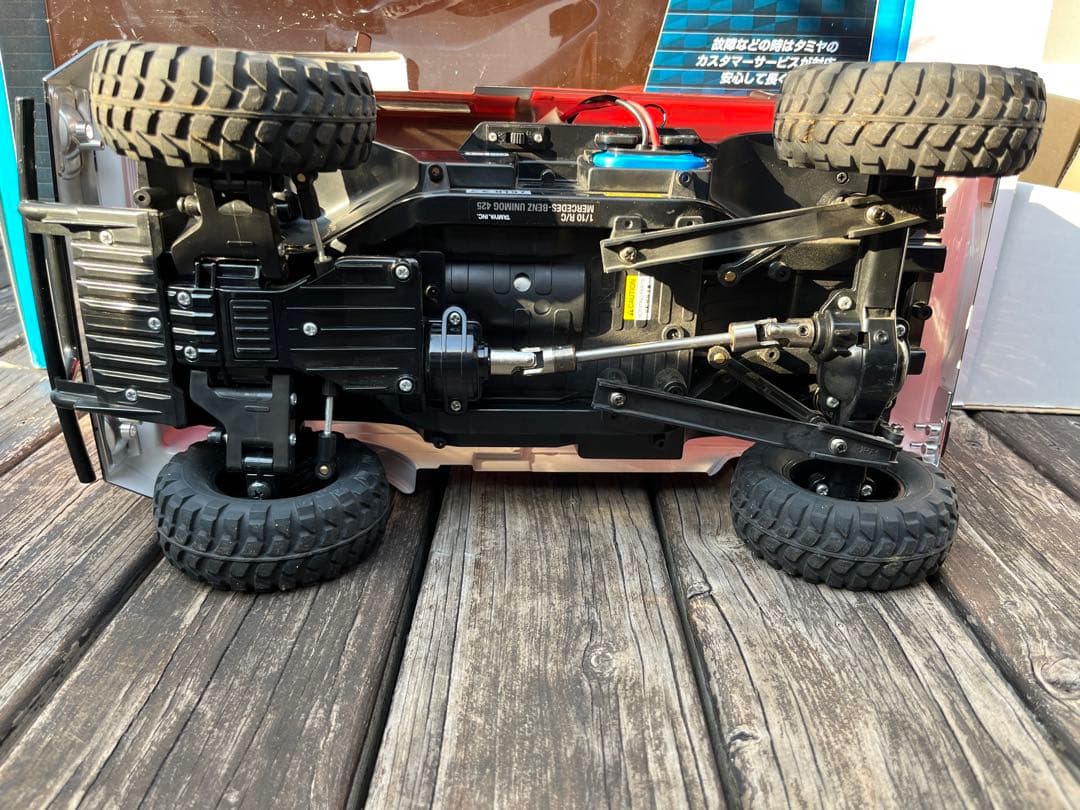 値下げ！タミヤラジコン メルセデスベンツウニモグ425 CC-01シャーシ