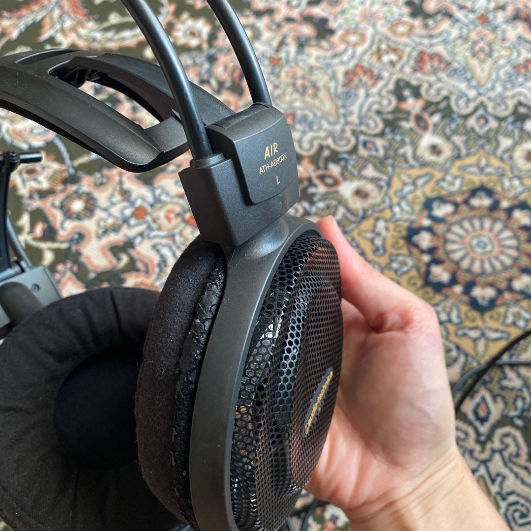 ジャンク品audio-technica ATH-AD900X 有線ヘッドフォン