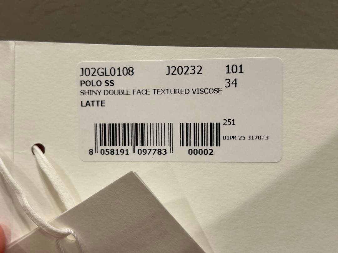 【JIL SANDER】J02GL0108 ポロTシャツ