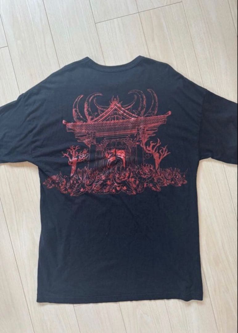 Ground Y×呪術廻戦 コラボ『伏魔御廚子』MOVE T-SHIRT RED