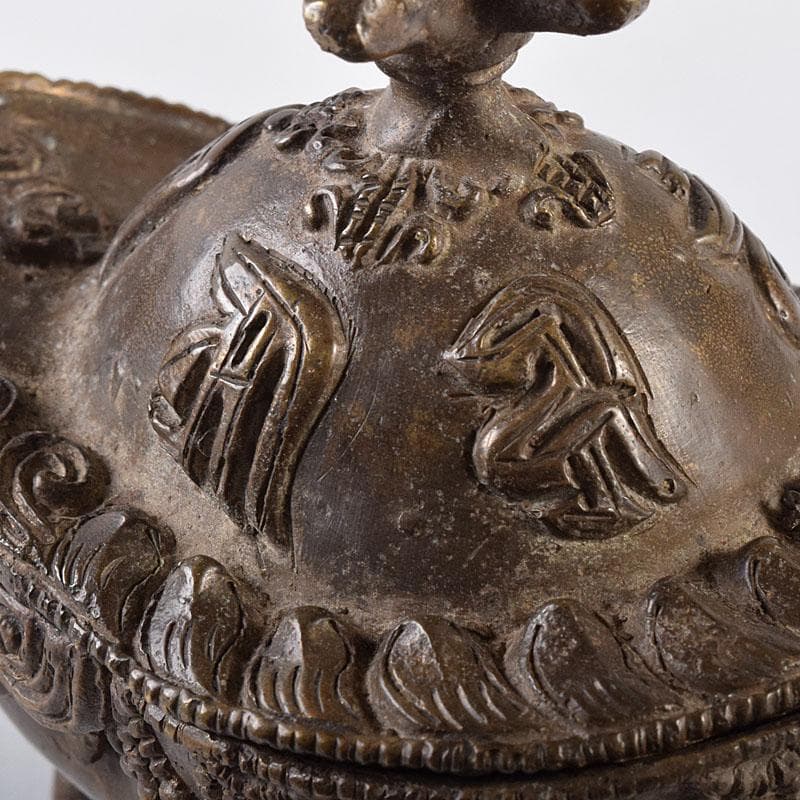 中国 古銅 唐銅 三つ足香炉 C R8684 - メルカリ