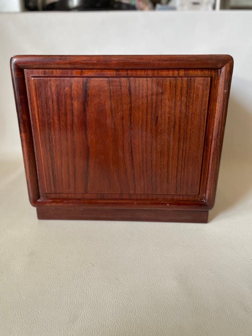 スイカ 小引出し 小物入 3段 薬箪笥 唐木 無垢 貴重品収納 宝石収納