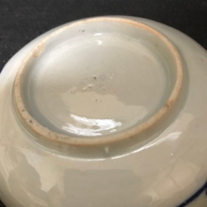 図変わり印判　書籍　掲載品同手　珍品「文明開花飛脚図皿」二枚揃い　本物保証