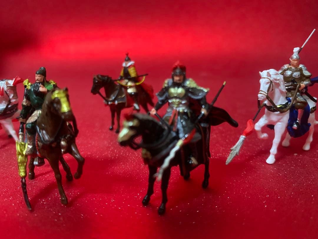 三国志　五虎大将出陣　フィギュア　1／80