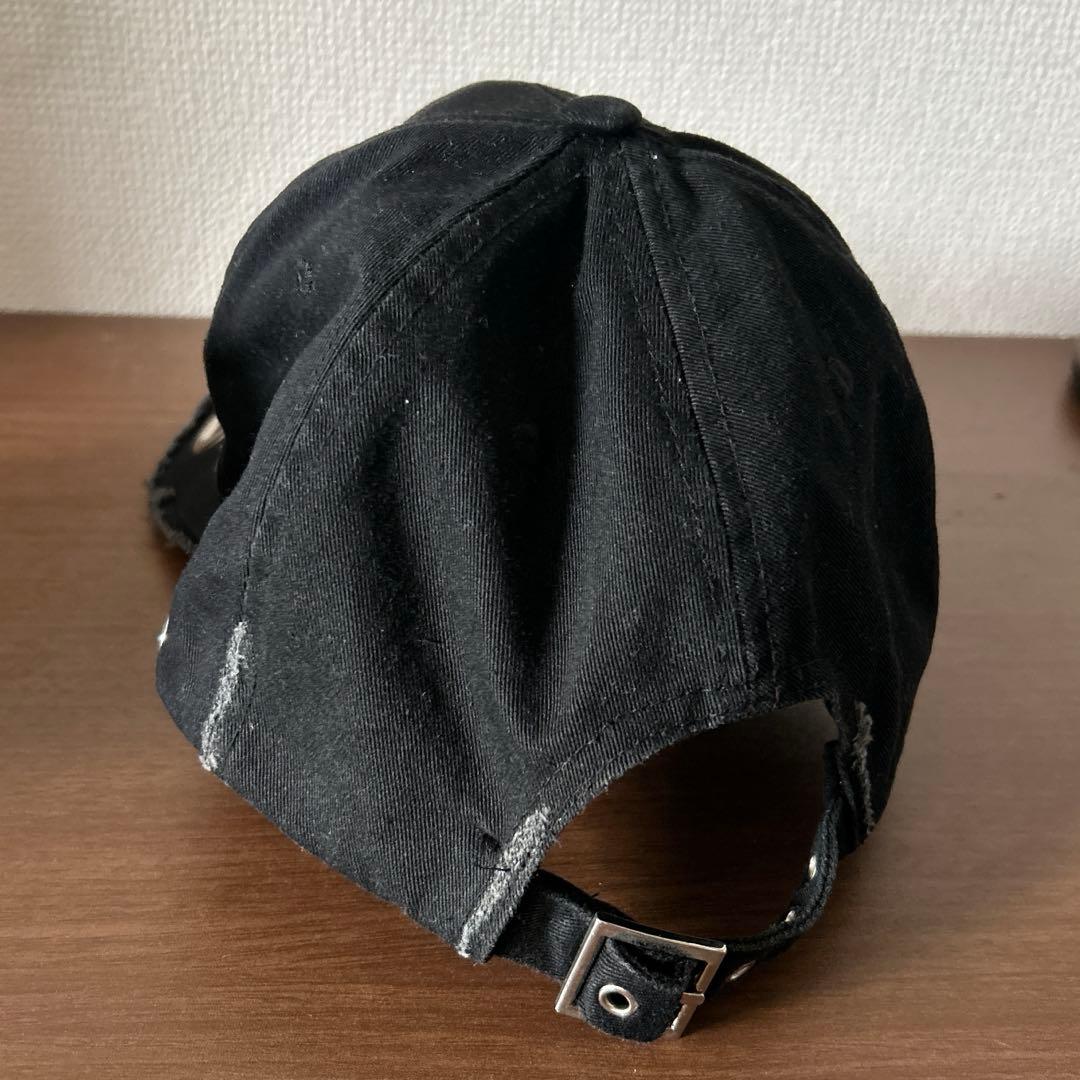 GRANCY / ハトメデザインダメージキャップ（2024SS） メンズ