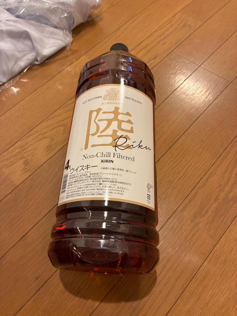 陸 キリン ウイスキー4000ml ウィスキー 大容量
