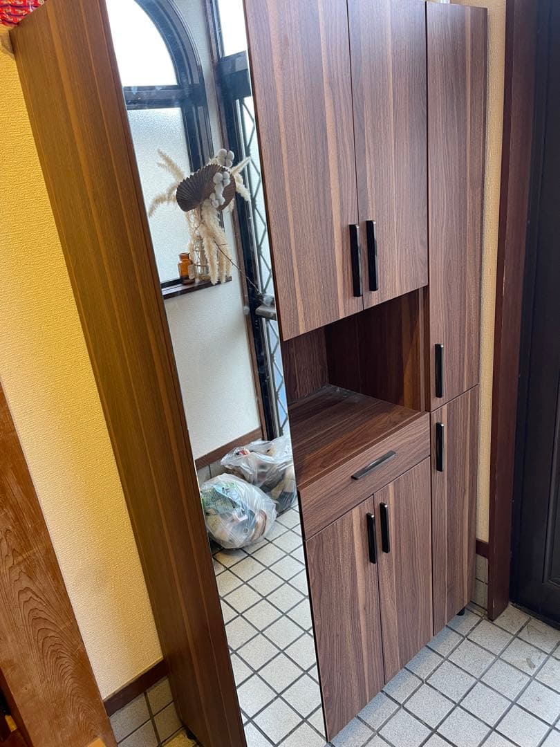 ニトリ　靴箱　シューズラック ニトリ（NITORI） シューズボックスリアル(75 WW) 下駄箱 : ニトリ