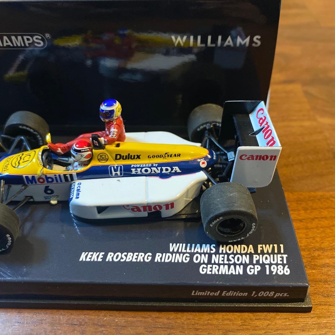 ケケ・ロズベルグ ライドオン ネルソン・ピケ ウィリアムズ ホンダ FW11