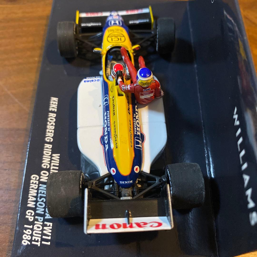 ケケ・ロズベルグ ライドオン ネルソン・ピケ ウィリアムズ ホンダ FW11