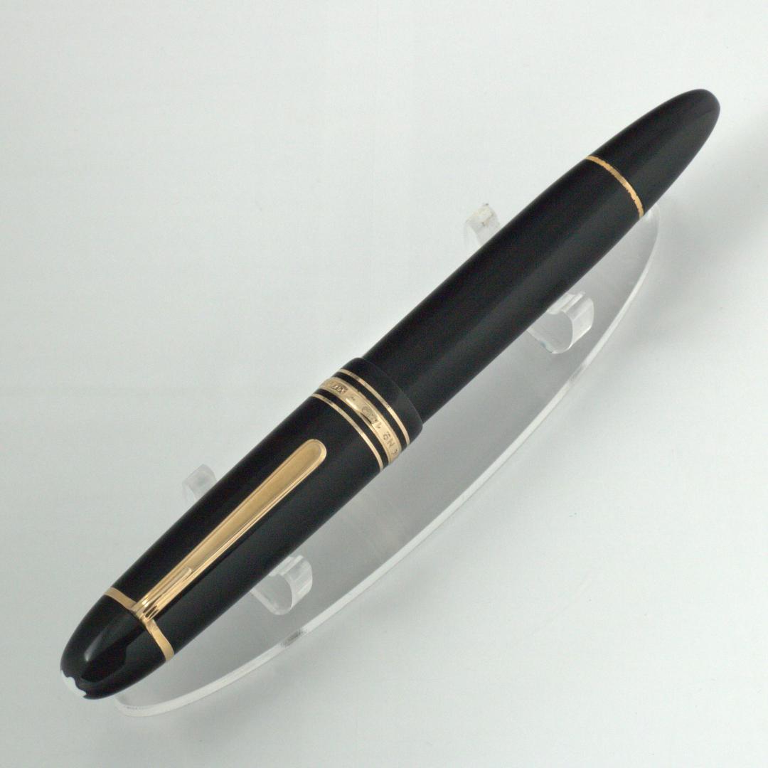 ★美品★　モンブラン　万年筆　149　14C　中白　EF　エボナイト芯　箱インク