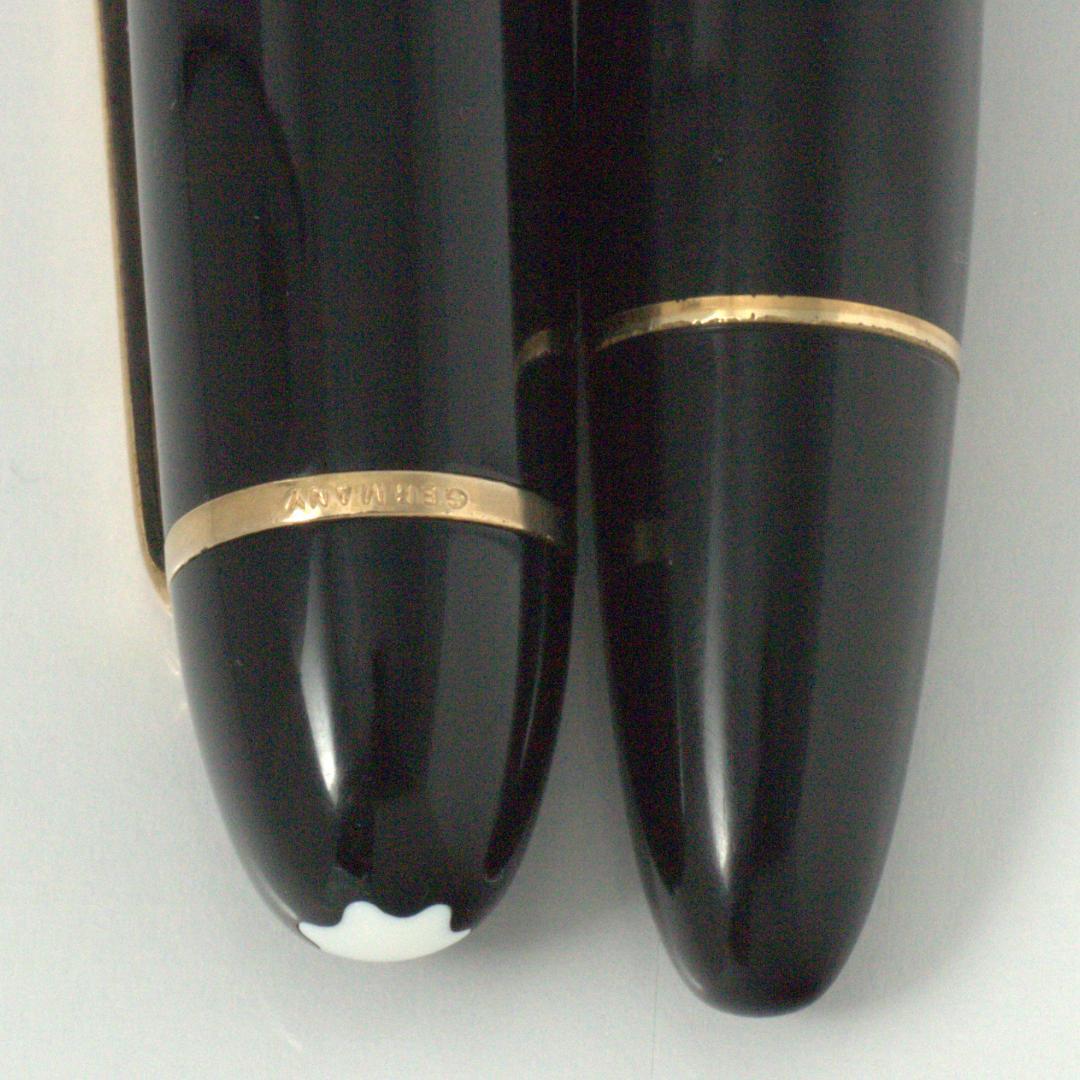 ★美品★　モンブラン　万年筆　149　14C　中白　EF　エボナイト芯　箱インク