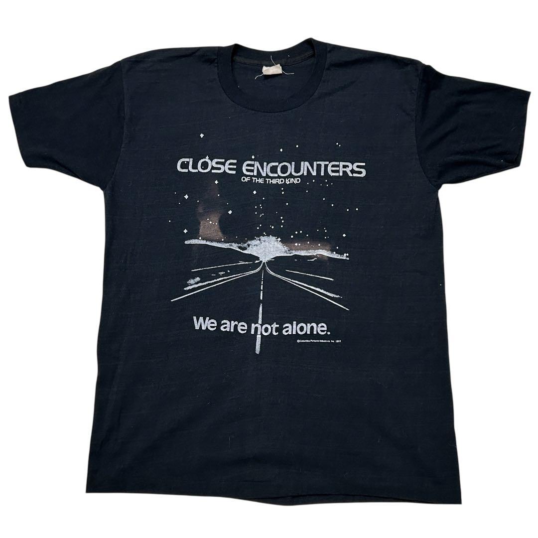 ビンテージ　70s 未知との遭遇　SF スピルバーグ　ムービー　映画　Tシャツ ビンテージ 70s 未知との遭遇 SF スピルバーグ ムービー 映画 Tシャツ