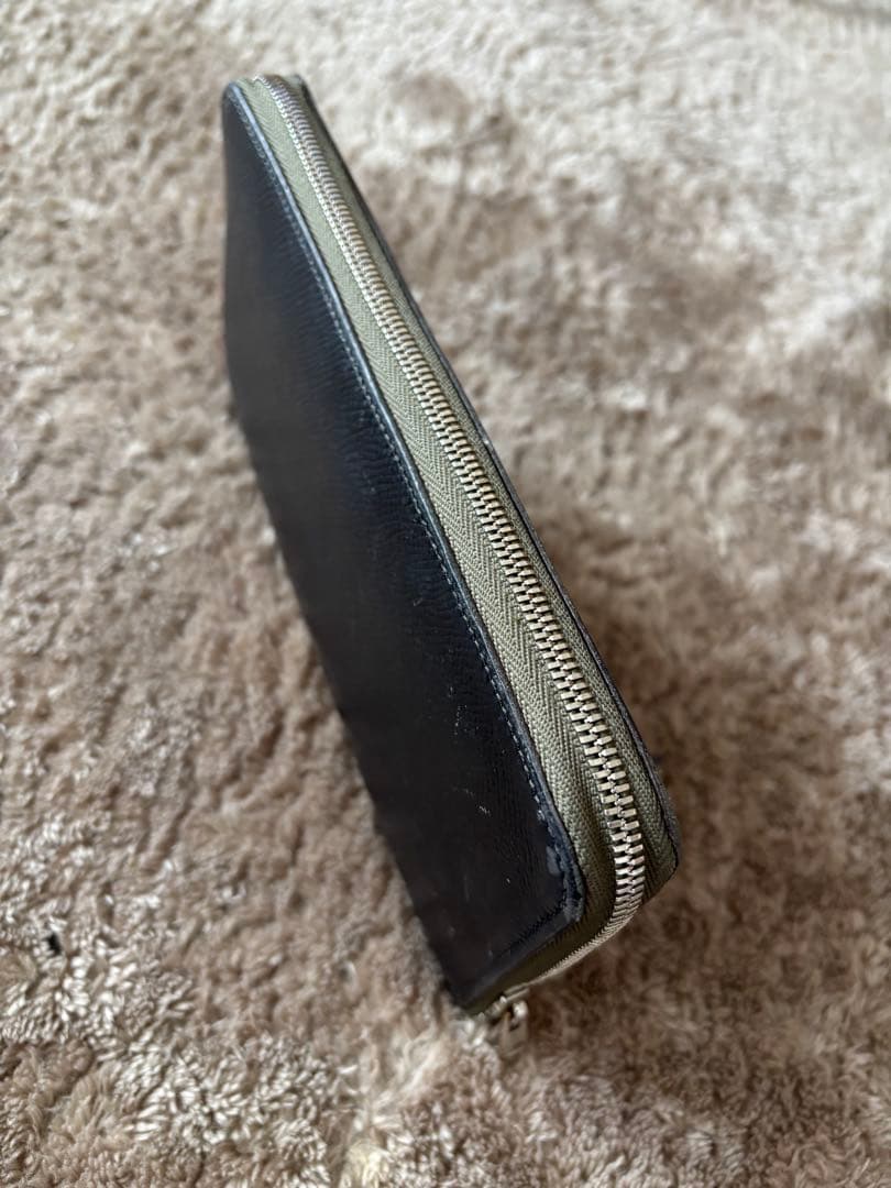 エルメス アザップロングシルクイン 長財布 ラウンドファスナー　P刻印