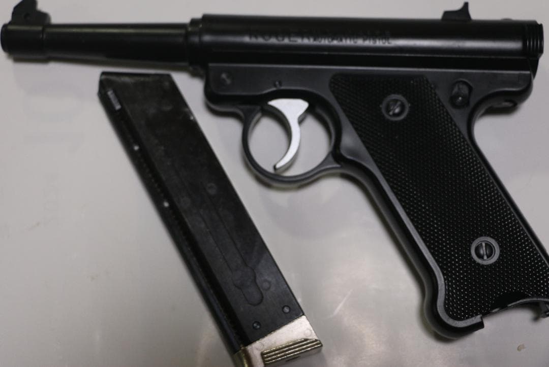 マルシン工業製ABS樹脂ガスガン　スターム・ルガー　Mk1　ASGK合法品