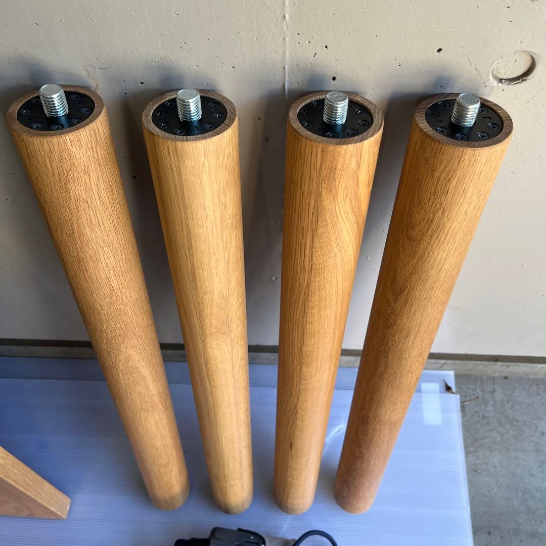 美品・廃盤（限定販売）希少★無印 木製テーブル ダイニングこたつ・幅１４０ｃｍ