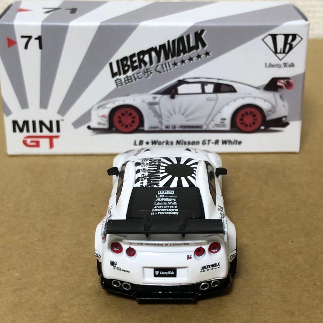 MINIGT ミニGT トイザらス限定 LBワークス 日産GT-R WHITE MINIGT LB