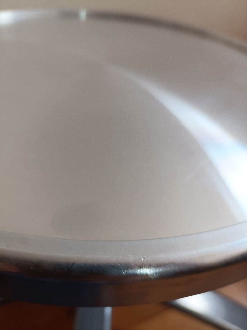 タカラベルモント　スツール　シルバー　椅子　Dスツール　回転イス　回転スツール