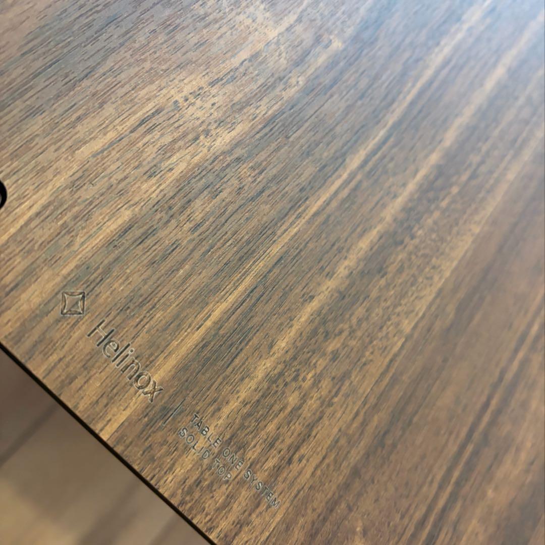 ヘリノックス ソリッドトップホーム／ウォールナット／天板のみ 収納袋