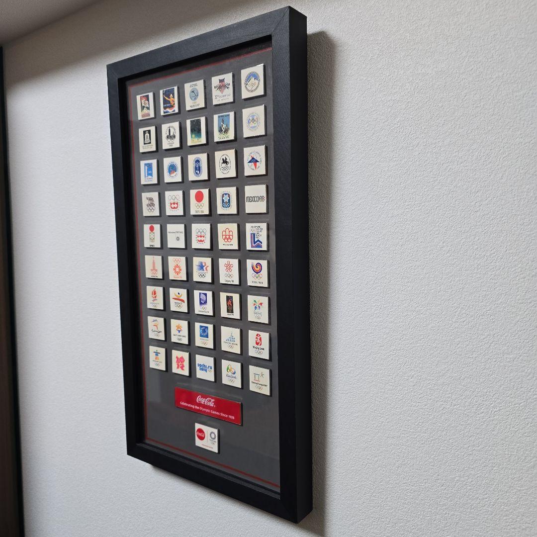 東京2020大会 Coca-Cola ロゴ　限定コレクション フレーム入り