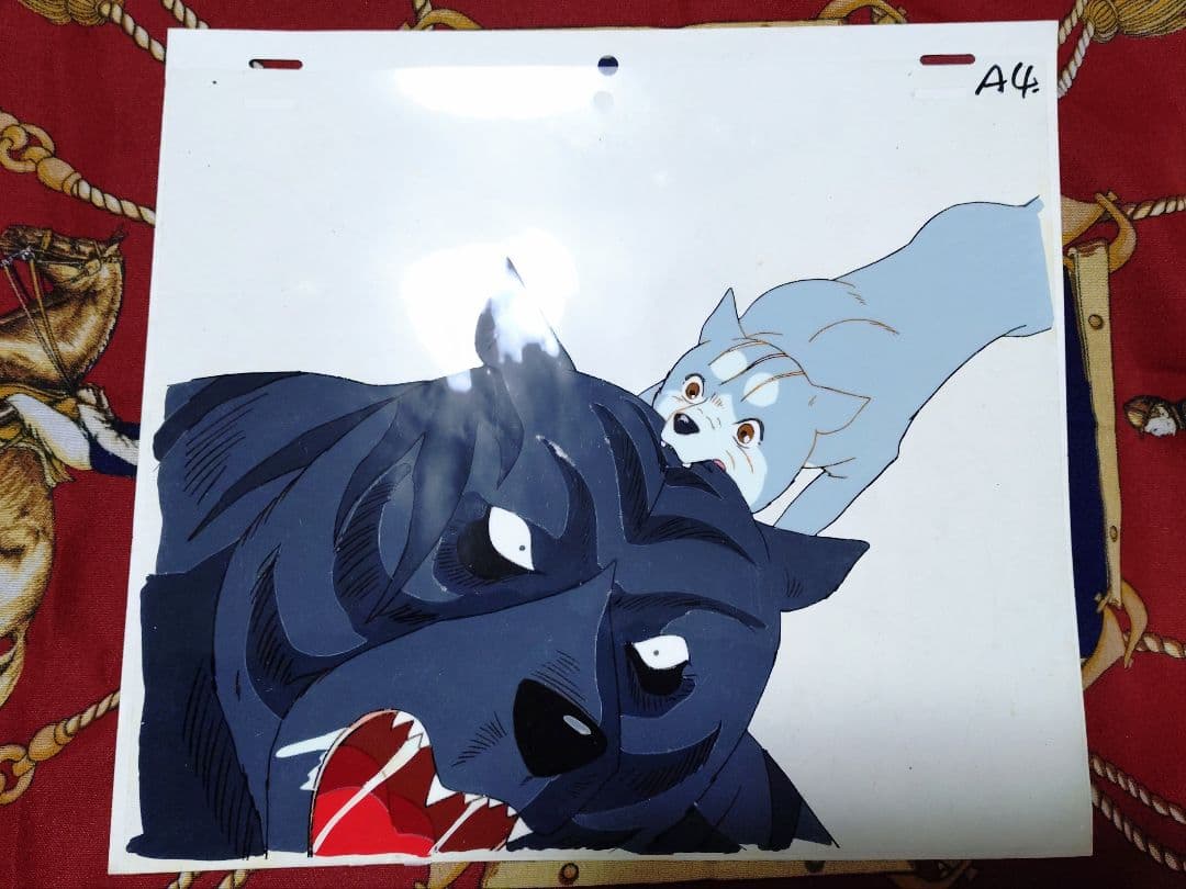 楽天市場】アニメ 銀牙の通販 アニメ セル画 銀牙 3枚セット 当時