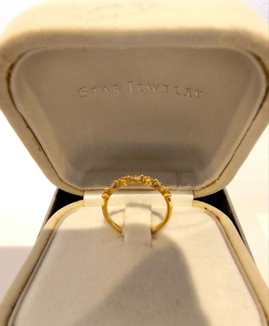 【18金】STAR JEWELRY ダイヤモンド　0.11ct