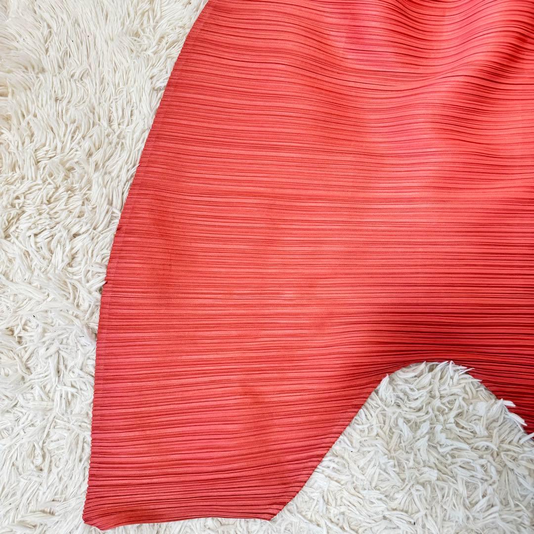 PLEATS PLEASE プリーツ　サルエルパンツ　薄赤色