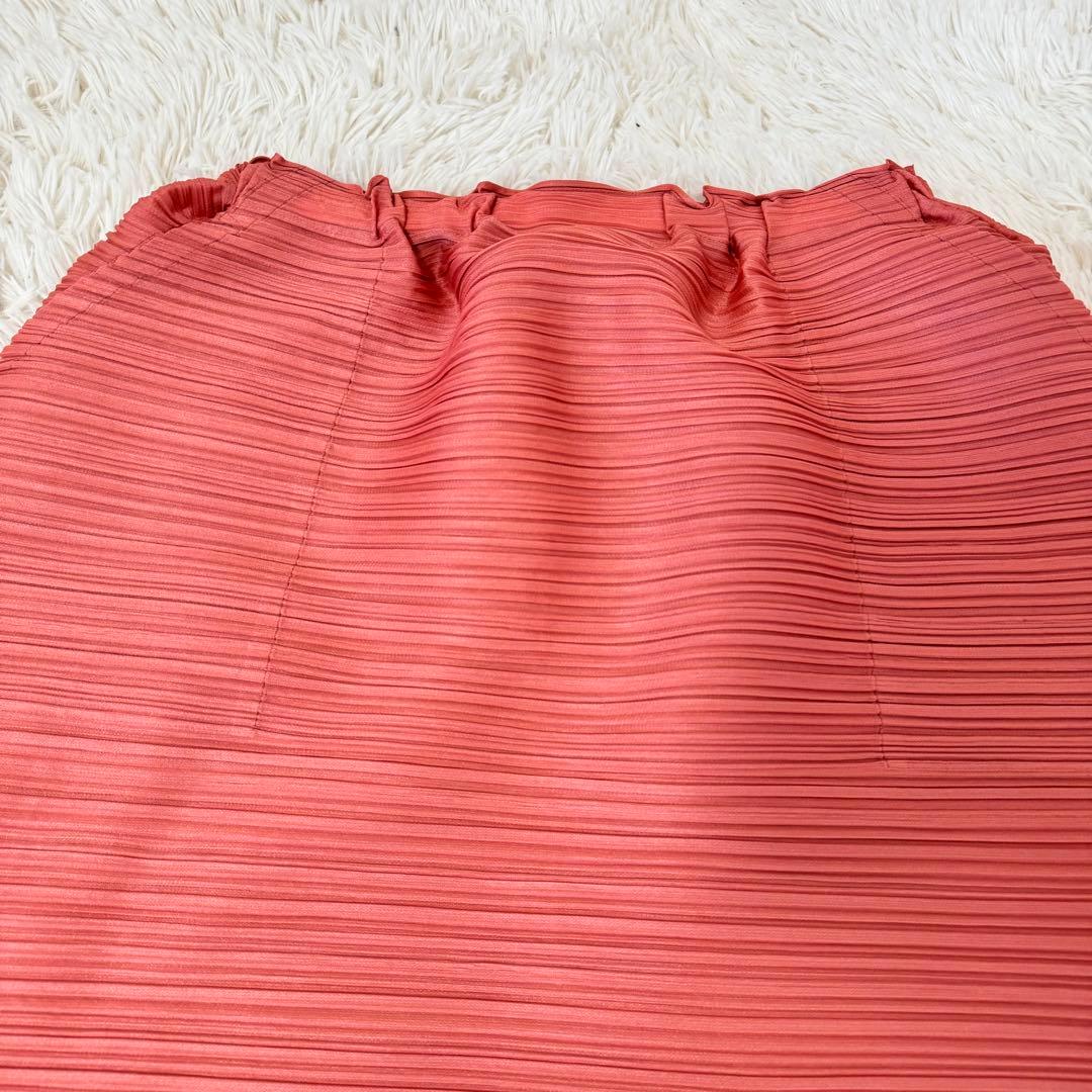 PLEATS PLEASE プリーツ　サルエルパンツ　薄赤色