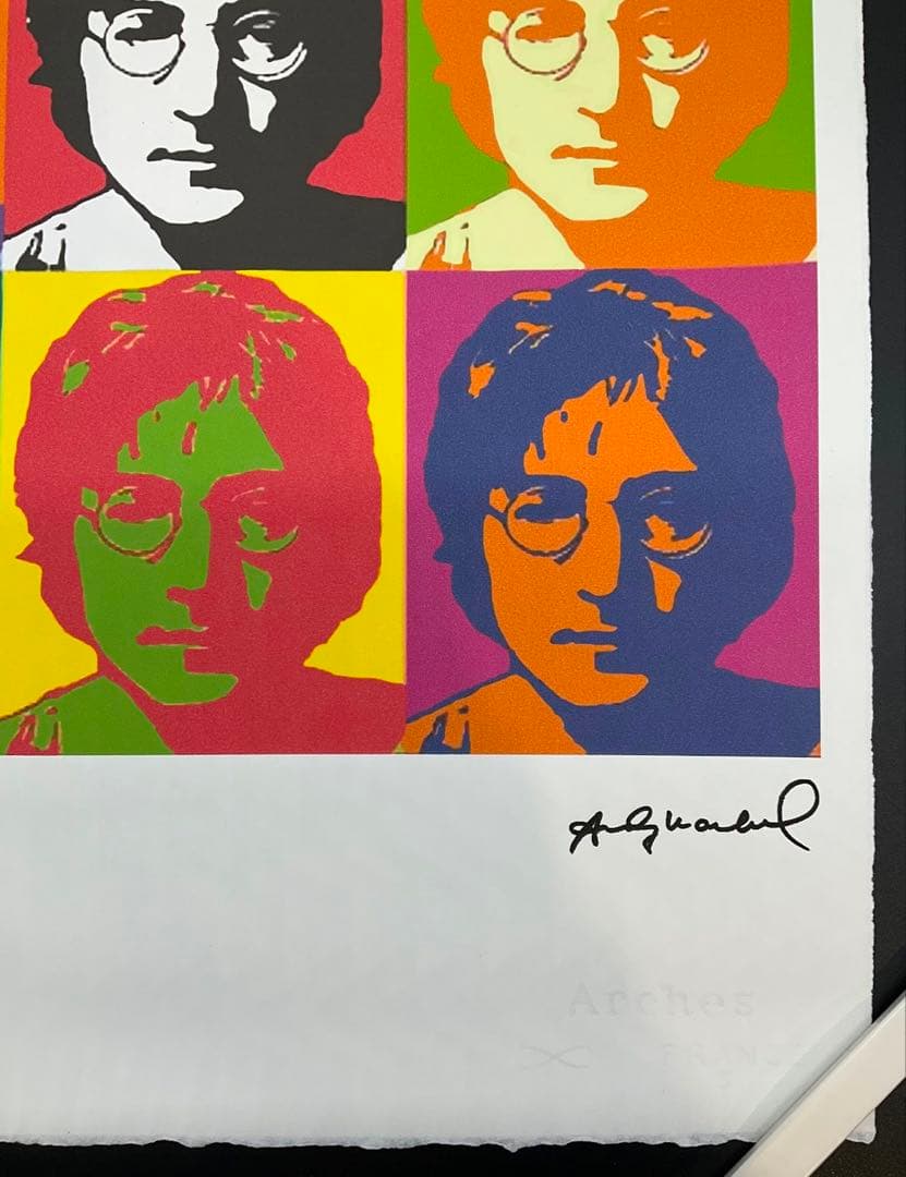 アンディ・ウォーホル リトグラフ ジョン・レノン 世界 100枚限定